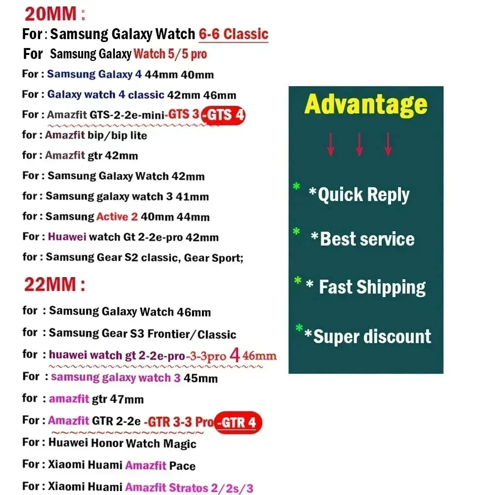 Magnetic Silicone Strap for Samsung Galaxy Watch - Strap Shack