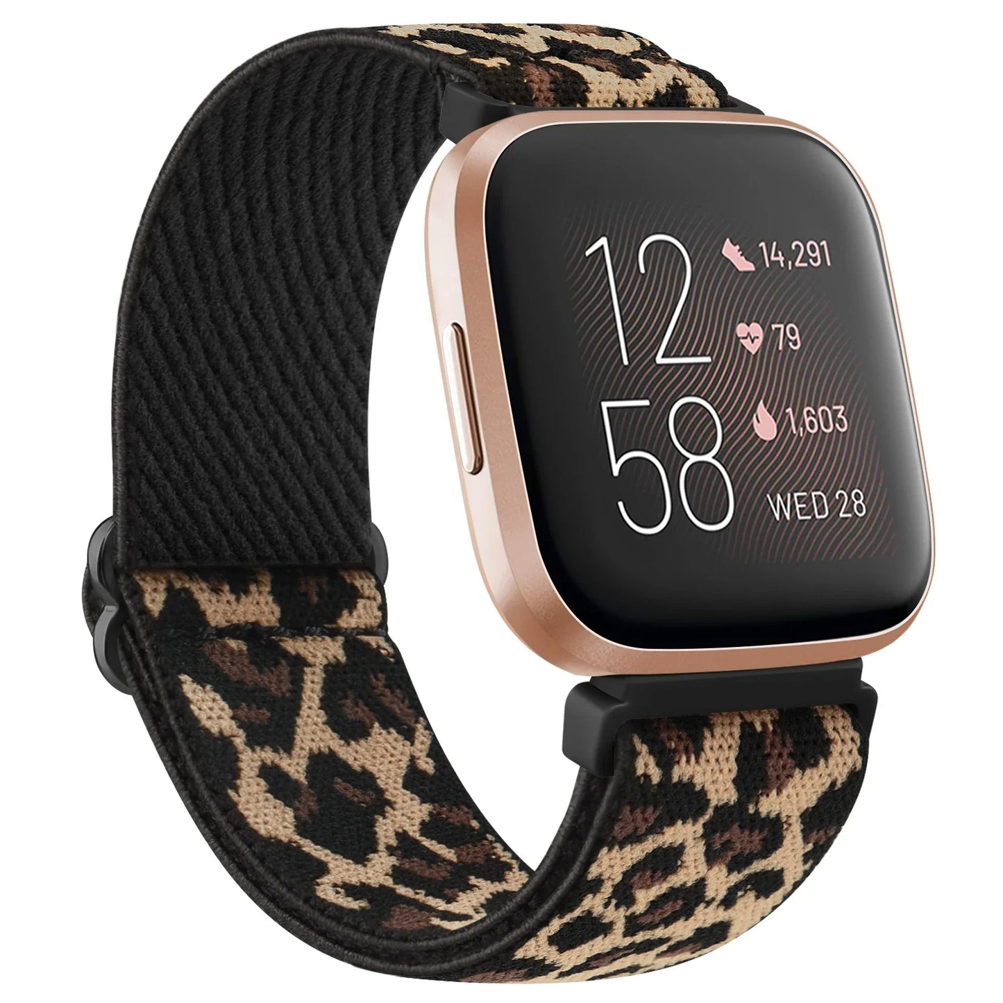 Elastic Nylon Strap for Fitbit Versa & Sense Series