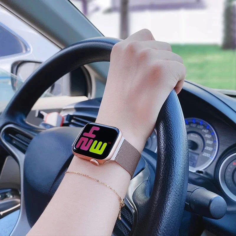 Stainless Steel Mesh Magnetic Strap for Apple Watch - Strap Shack