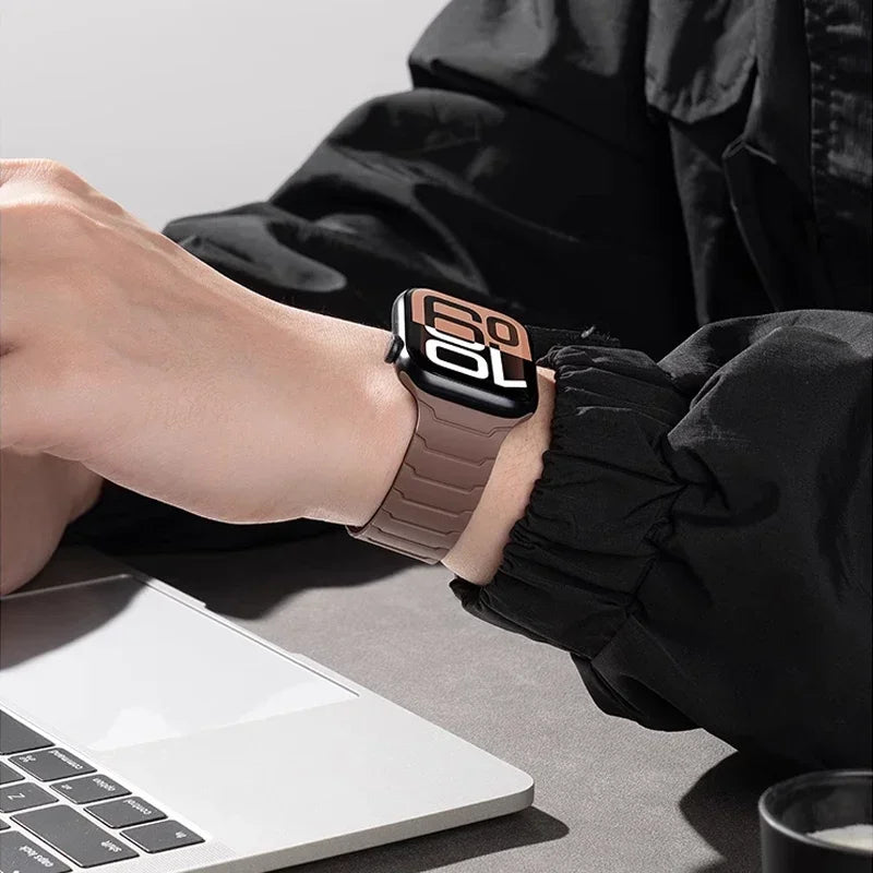 Magnetic Silicone Strap for Apple Watch Ultra - Strap Shack
