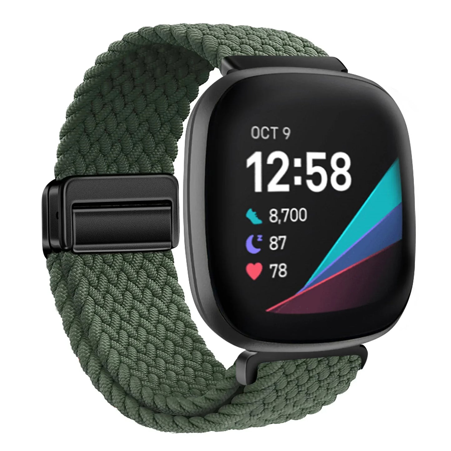 Nylon Strap for Fitbit Versa 3/4 & Sense Series