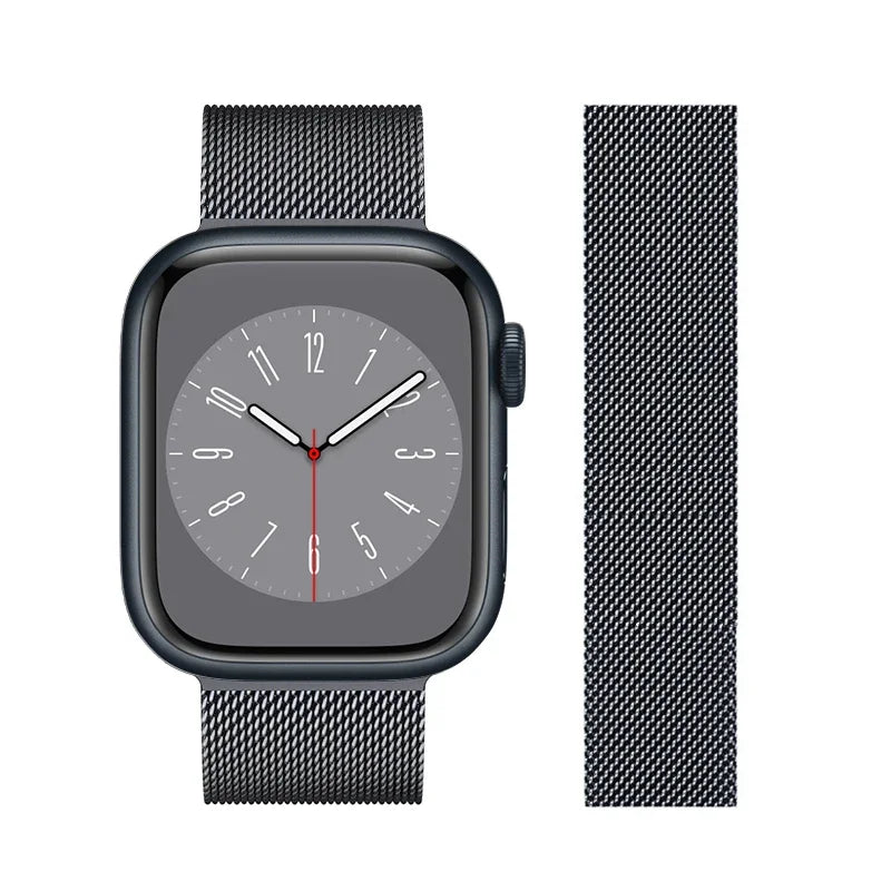 Stainless Steel Mesh Magnetic Strap for Apple Watch - Strap Shack