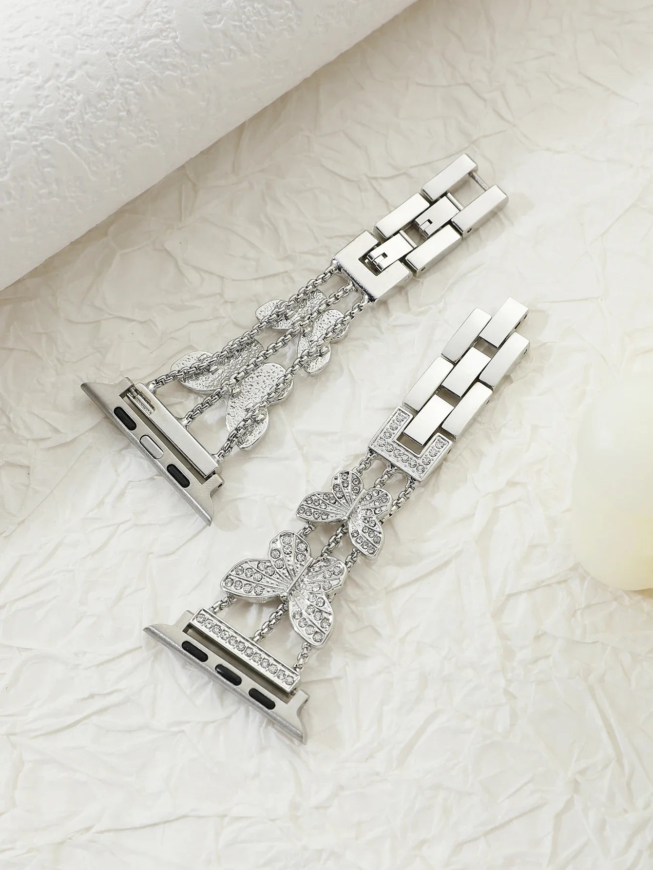 Metal Strap For Apple Watch Bling Butterfly Bracelet Chain 40mm 41mm 45mm 49mm - Strap Shack