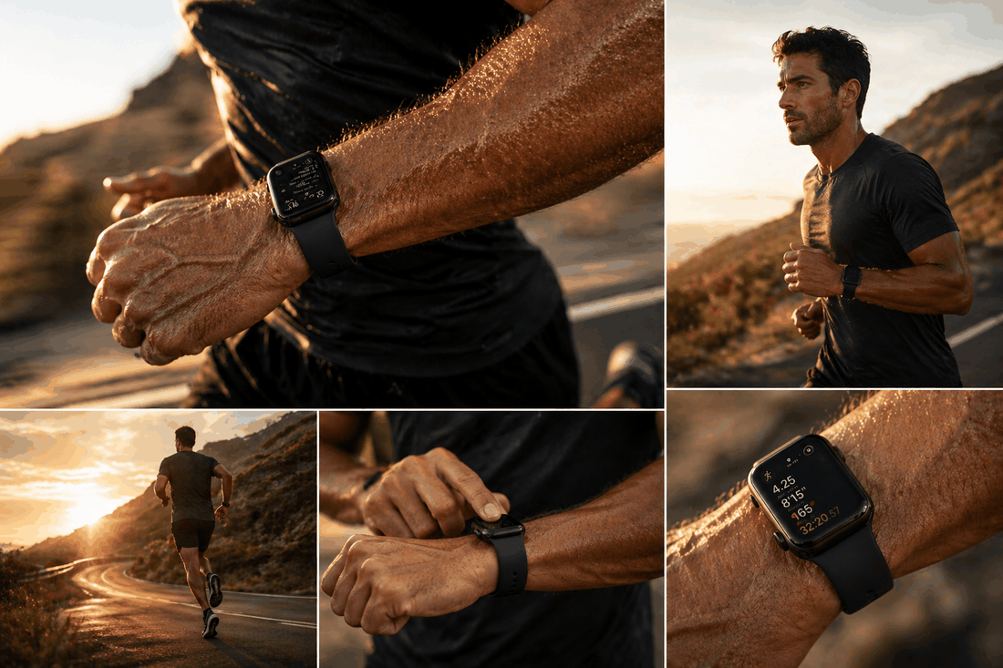 Apple Watch band for sweaty wrists made of breathable, sweat-proof materials to prevent rashes and irritation