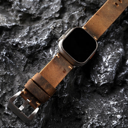 Handmade Thickened Cowhide Watch Strap