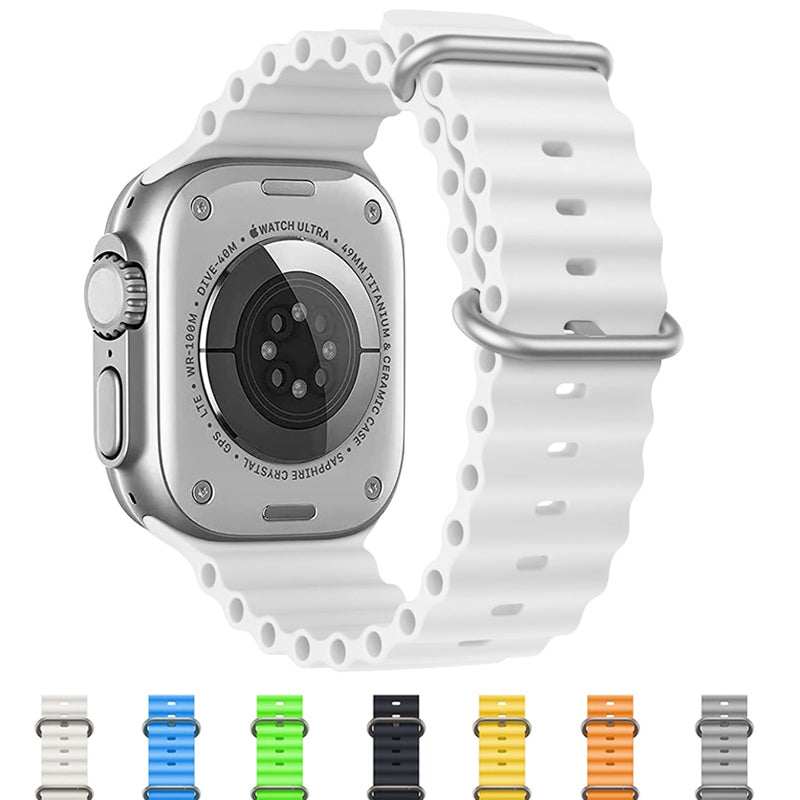 Ocean Silicone Strap for Apple Watch (Various Sizes) - Strap Shack