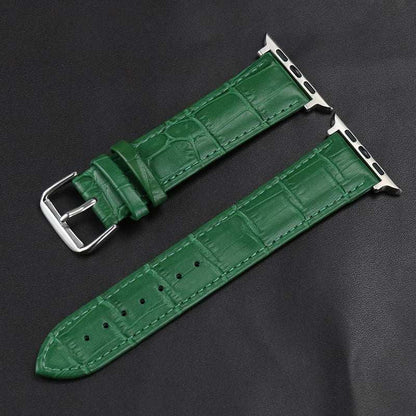 Genuine Leather Crocodile Pattern Strap for Apple Watch - Strap Shack