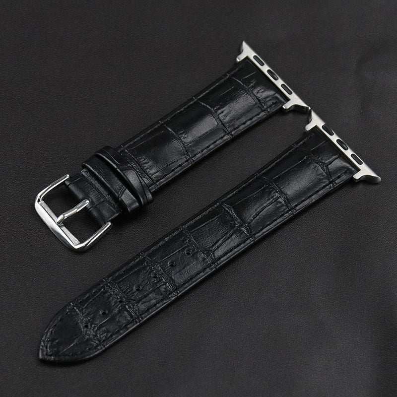 Genuine Leather Crocodile Pattern Strap for Apple Watch - Strap Shack