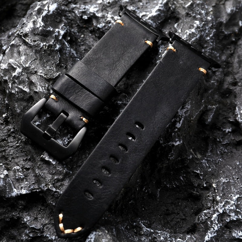 Handmade Thickened Cowhide Watch Strap