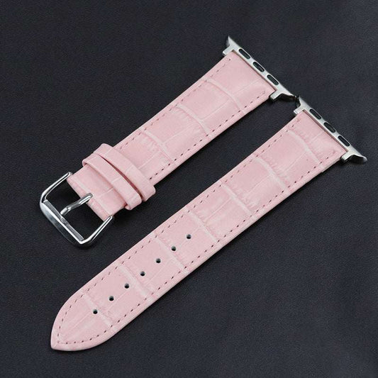 Genuine Leather Crocodile Pattern Strap for Apple Watch - Strap Shack