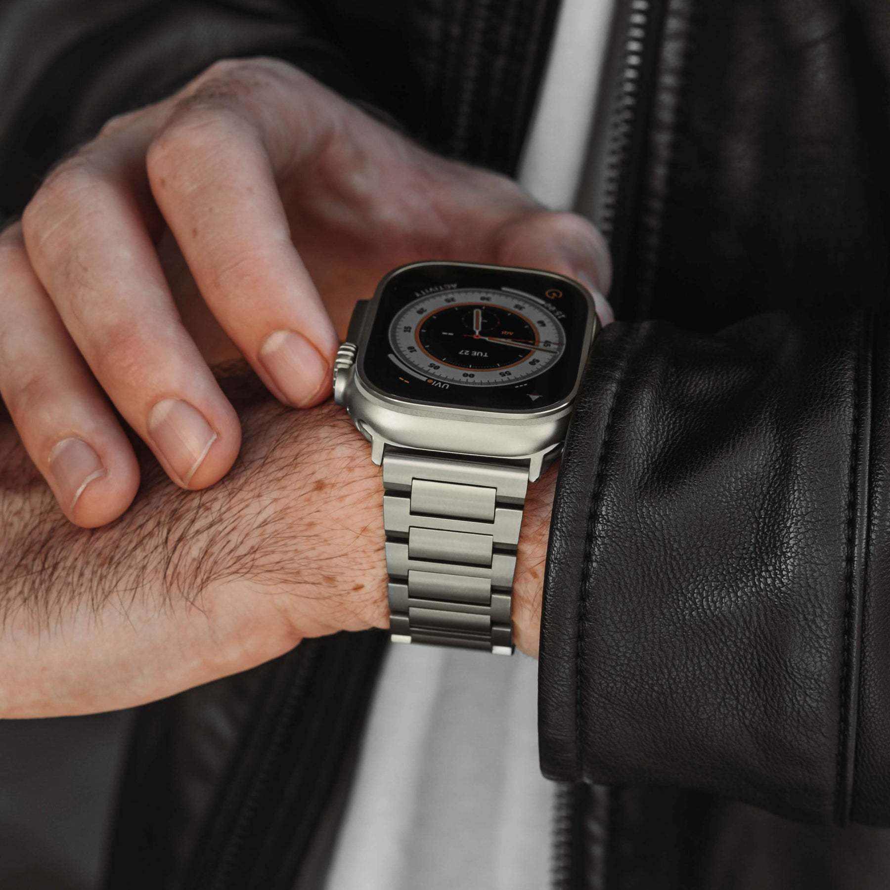 Titanium Watch Strap luxury smartwatch upgrade