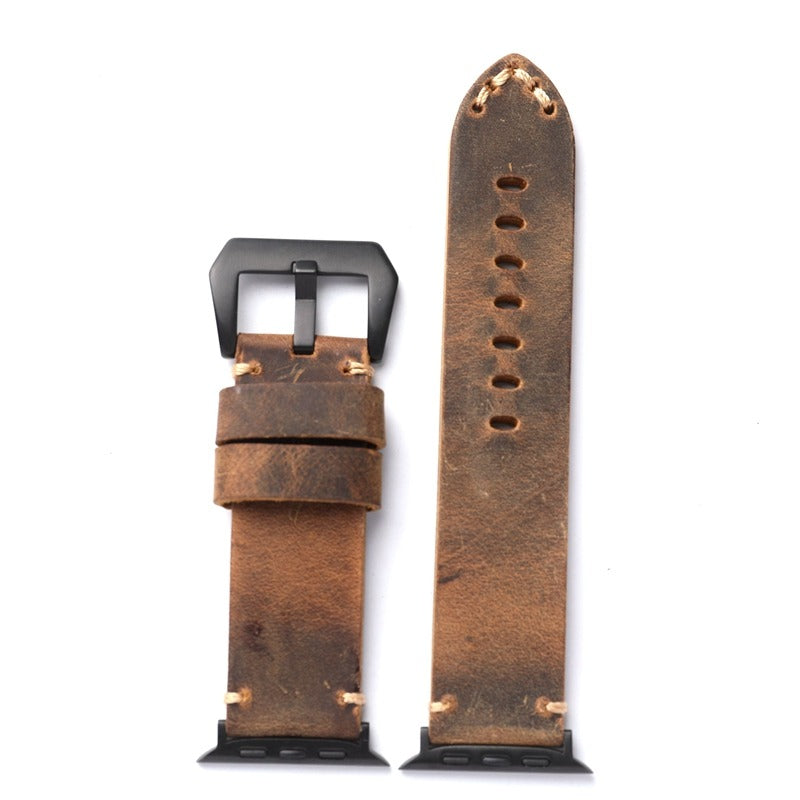Handmade Thickened Cowhide Watch Strap