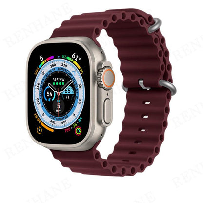 Ocean Silicone Strap for Apple Watch (Various Sizes) - Strap Shack