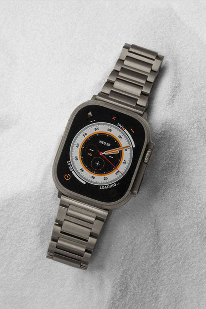 Durable Titanium Watch Strap close-up detail