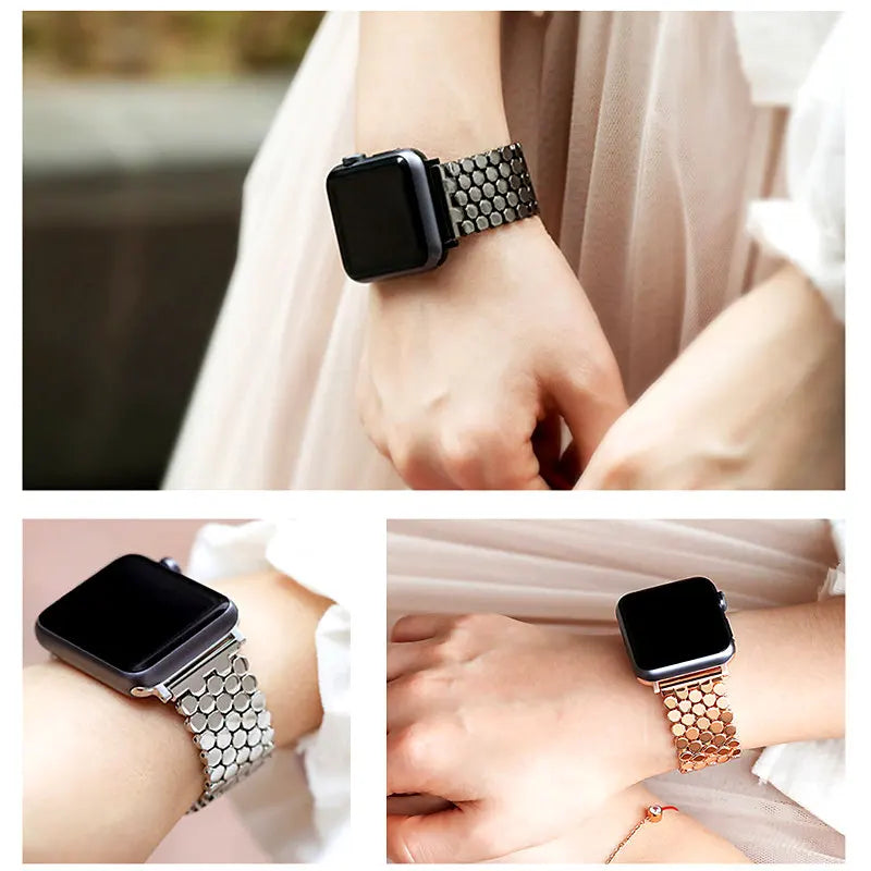Monaco Link Apple Watch Strap - Strap Shack