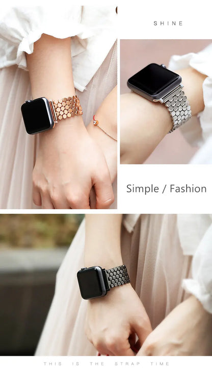Monaco Link Apple Watch Strap - Strap Shack