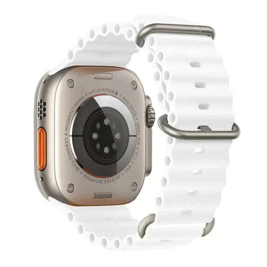 Ocean Band Silicone Watch Strap For Apple Watch Ultra Series 7 8 9 SE 40mm - Strap Shack