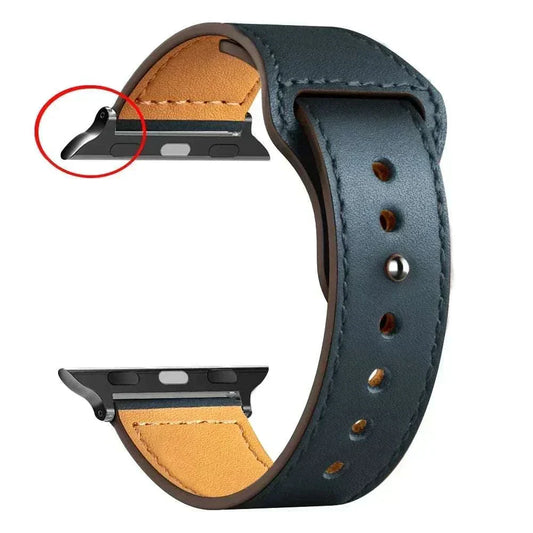 Leather Apple Watch Bands 38mm to 49mm Compatible with Series 3 9 Ultra 2 SE - Strap Shack