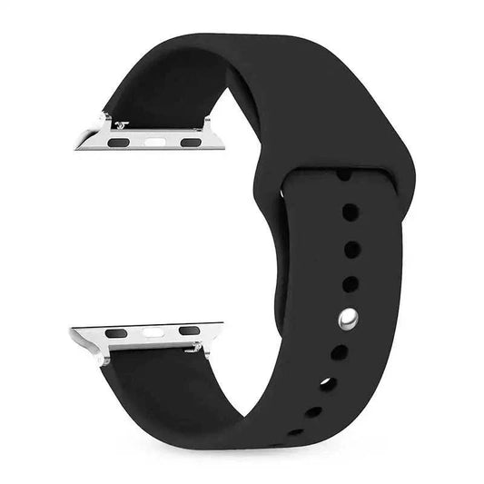 Silicone Apple Watch Band 38mm to 49mm Compatible with Series 8 7 6 5 4 3 SE - Strap Shack