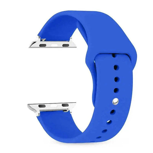 Silicone Apple Watch Band 38mm to 49mm Compatible with Series 8 7 6 5 4 3 SE - Strap Shack