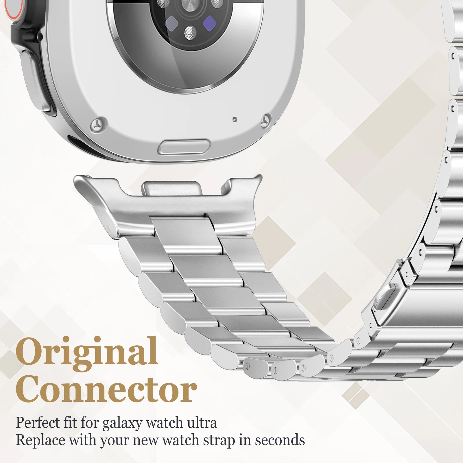 Stainless Steel Strap for Samsung Galaxy Watch - Strap Shack