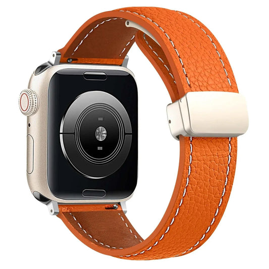 Leather Watch Band For Apple Watch Ultra 2 And Series 9 8 7 6 5 SE - Strap Shack