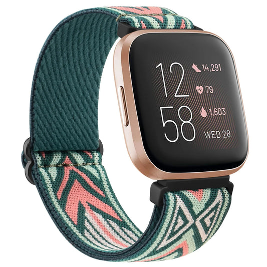 Elastic Nylon Strap for Fitbit Versa & Sense Series