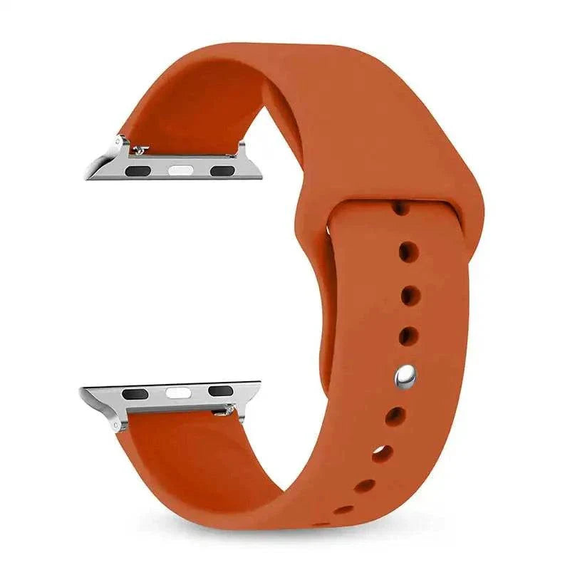 Silicone Apple Watch Band 38mm to 49mm Compatible with Series 8 7 6 5 4 3 SE - Strap Shack