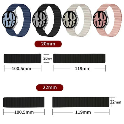 Magnetic Silicone Strap for Samsung Galaxy Watch - Strap Shack