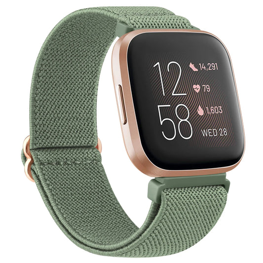 Elastic Nylon Strap for Fitbit Versa & Sense Series