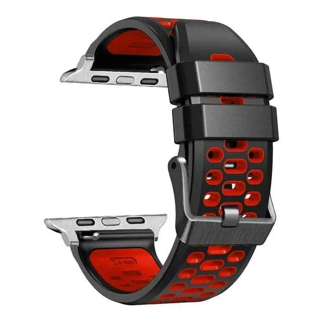 Sport Silicone Watch Band For Apple Watch Ultra 2 49mm And Series 9 8 7 SE 6 - Strap Shack