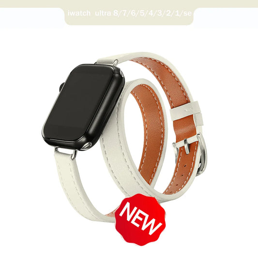 Double Tour Leather Band for Apple Watch - Strap Shack
