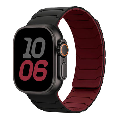 Magnetic Silicone Apple Watch Band 38mm To 46mm Universal Fit - Strap Shack