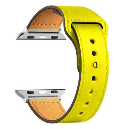 Leather Apple Watch Bands 38mm to 49mm Compatible with Series 3 9 Ultra 2 SE - Strap Shack