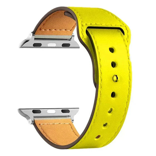 Leather Apple Watch Bands 38mm to 49mm Compatible with Series 3 9 Ultra 2 SE - Strap Shack