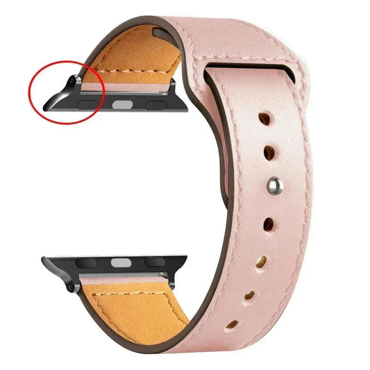 Leather Apple Watch Bands 38mm to 49mm Compatible with Series 3 9 Ultra 2 SE - Strap Shack