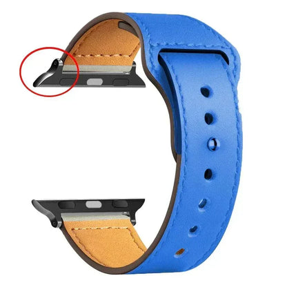 Leather Apple Watch Bands 38mm to 49mm Compatible with Series 3 9 Ultra 2 SE - Strap Shack