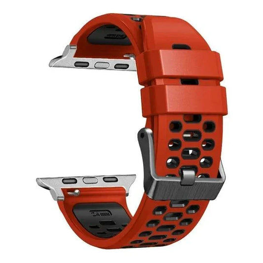 Sport Silicone Watch Band For Apple Watch Ultra 2 49mm And Series 9 8 7 SE 6 - Strap Shack