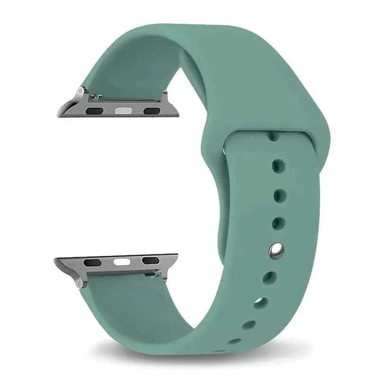 Silicone Apple Watch Band 38mm to 49mm Compatible with Series 8 7 6 5 4 3 SE - Strap Shack