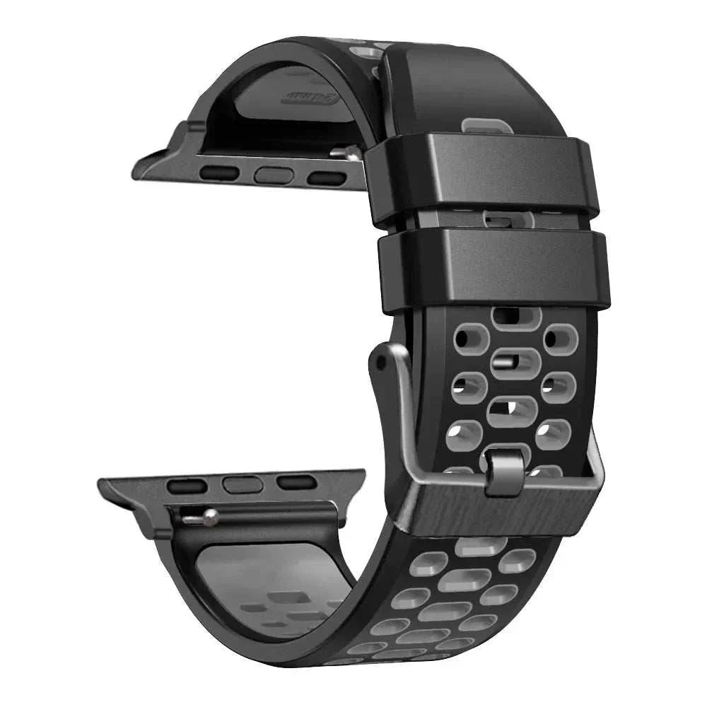 Sport Silicone Watch Band For Apple Watch Ultra 2 49mm And Series 9 8 7 SE 6 - Strap Shack