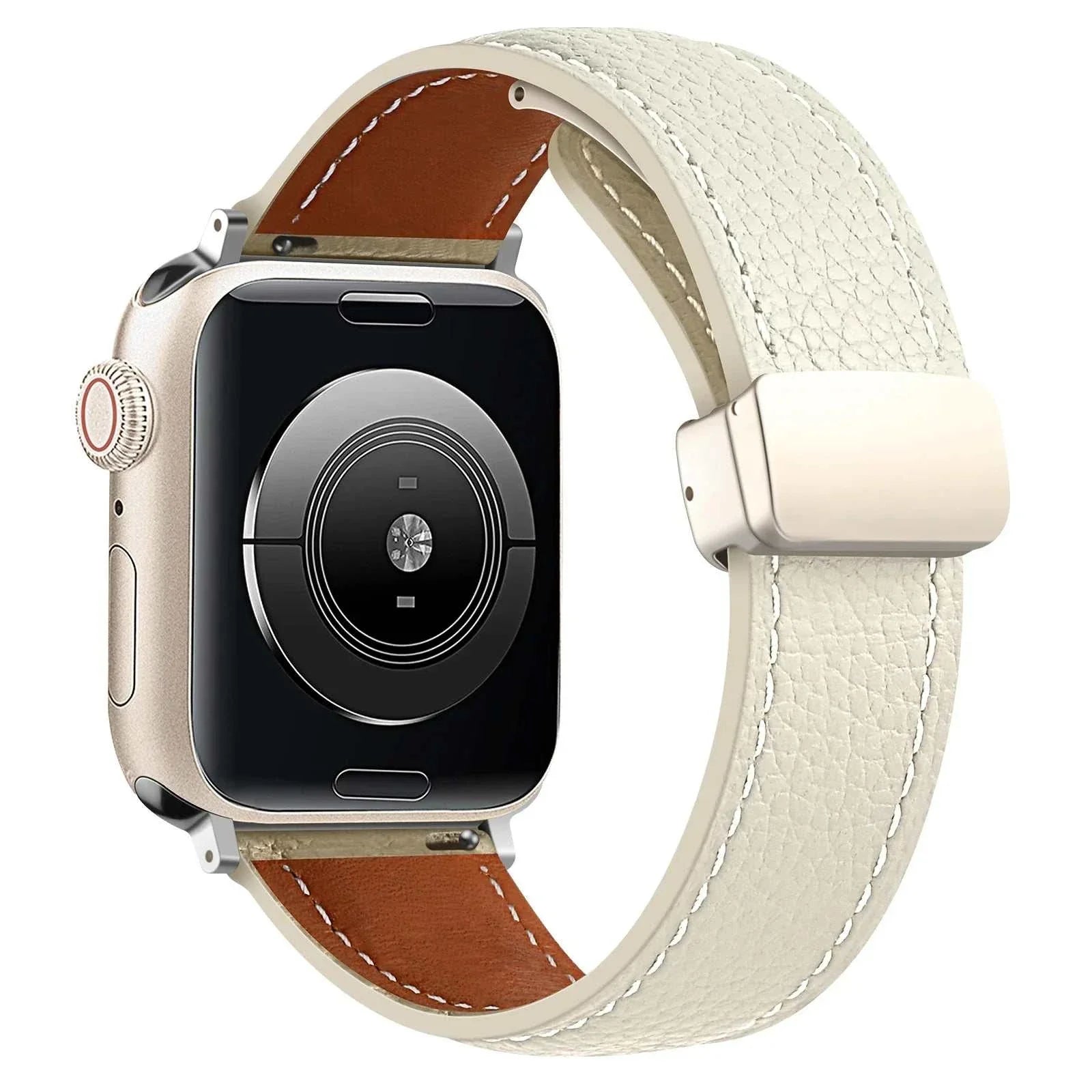 Leather Watch Band For Apple Watch Ultra 2 And Series 9 8 7 6 5 SE - Strap Shack