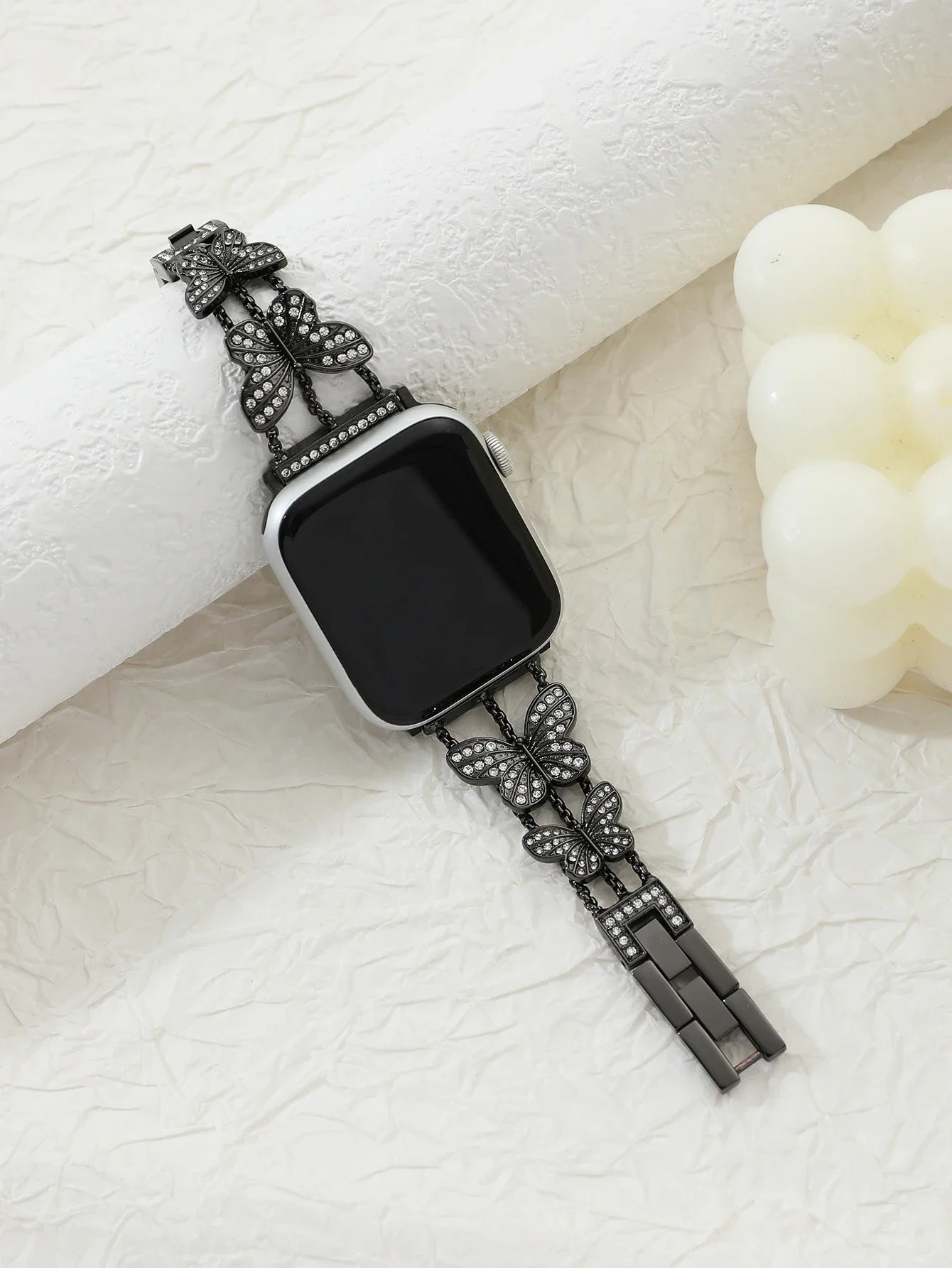 Metal Strap For Apple Watch Bling Butterfly Bracelet Chain 40mm 41mm 45mm 49mm - Strap Shack