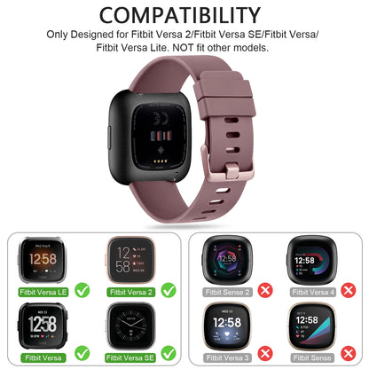 Soft TPU Strap for Fitbit Versa 1, 2, Lite & SE