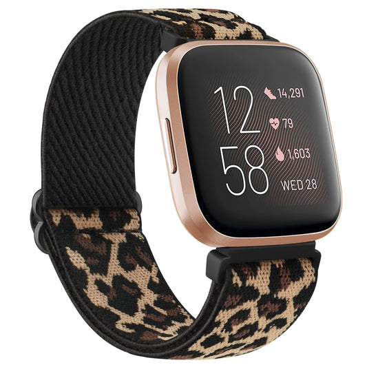 Elastic Nylon Strap for Fitbit Versa & Sense Series