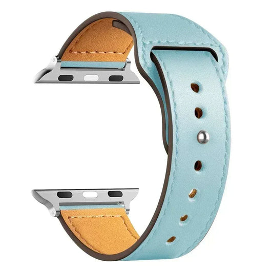 Leather Apple Watch Bands 38mm to 49mm Compatible with Series 3 9 Ultra 2 SE - Strap Shack