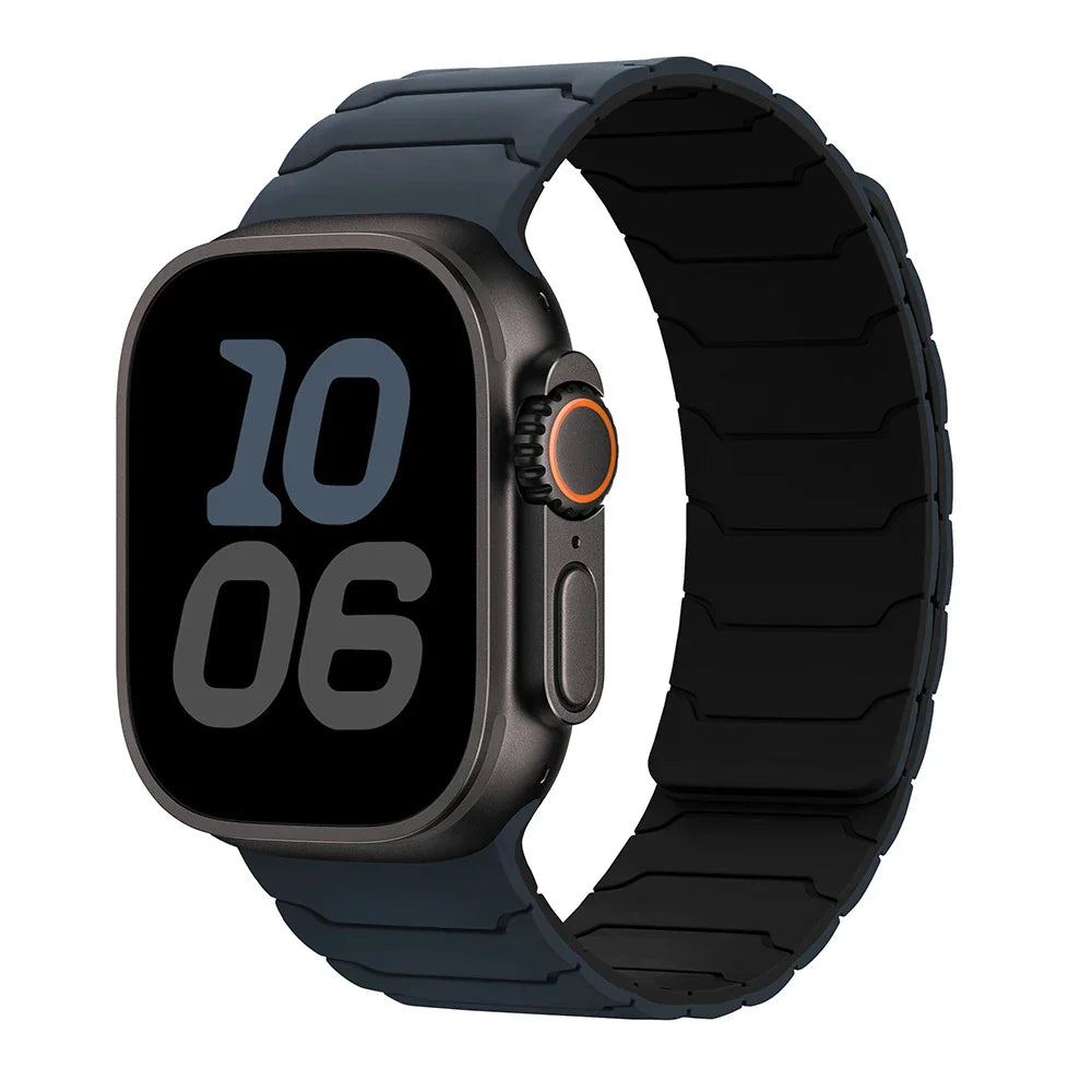 Magnetic Silicone Apple Watch Band 38mm To 46mm Universal Fit - Strap Shack