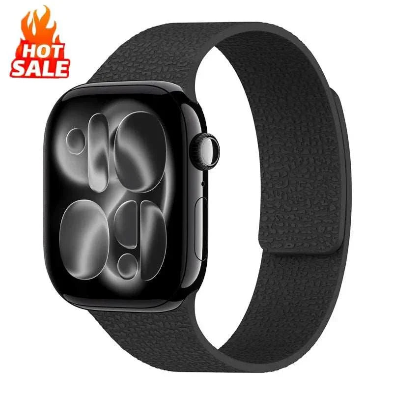 Magnetic Silicone Watch Band For Apple Watch Ultra And Series 3-11 SE 40-49mm - Strap Shack