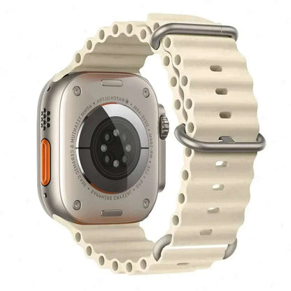 Ocean Band Silicone Watch Strap For Apple Watch Ultra Series 7 8 9 SE 40mm - Strap Shack