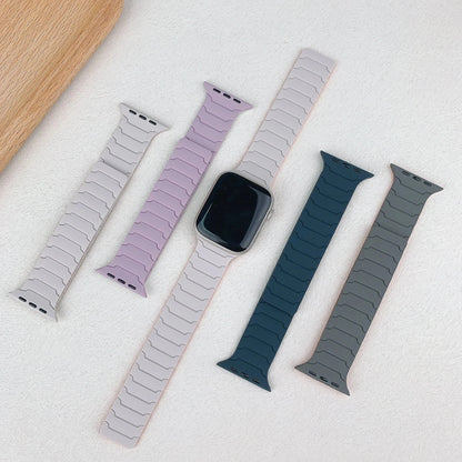 Magnetic Silicone Apple Watch Band 38mm To 46mm Universal Fit - Strap Shack