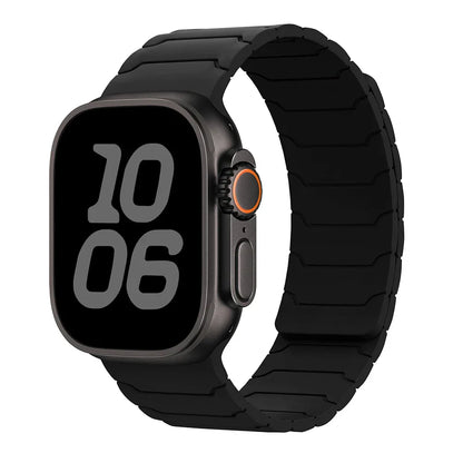 Magnetic Silicone Apple Watch Band 38mm To 46mm Universal Fit - Strap Shack